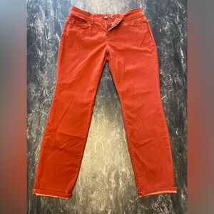 NOBO Mid Rise Skinny Pants in Rust